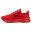 PUMA Scarpe da running Retaliate 3 unisex, Nero/Rosso/Altro