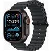 Apple Watch Ultra 2 49mm GPS+LTE Cassa Titanio Nero Ocean Band Nero MX4P3