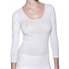 RAGNO Maglia Intima Lana Merino Seta Manica Lunga (Bianco, 7-XXL)