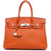 Hermès Pre-Owned - Borsa a mano Birkin Retourne 30 2008 - Donna - pelle di vitello - Taglia unica - Arancione