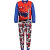 sarcia.eu Spiderman Pigiama/Tuta Intero per Bambini, Pile, Blu-Rosso Oeko-Tex 2-3 Anni