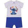 sarcia.eu STITCH Disney Pagliacetto di cotone per neonato, colore grigio-blu 12 mesi