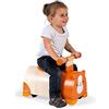 Janod - Gioco Cavalcabile Multidirezionale Criceto - Giocattolo in Legno - Contenitore Integrato - 4 Ruote, Paraspigoli in Silicone - Giocattolo per Bambini da 1 a 3 Anni, J08050