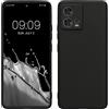 kwmobile Custodia Compatibile con Motorola Edge 30 Fusion Cover - Back Case per Smartphone in Silicone TPU - Protezione Gommata - nero matt