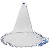 OTOTEC Rete da 3 m facile da lanciare a mano con fondo a piombo, rete in nylon da 1,5 cm per pesca con esca