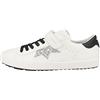 Geox J Kilwi Girl, Scarpe da Ginnastica, Bianco Nero, 25 EU