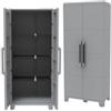 TERRY Armadio Transforming Modular 4 - 78 x 43,6 x 184,4 cm - PPL - grigio - Terry (unità vendita 1 pz.)