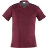 Giblor's Giacca cuoco Thiago - da uomo - manica corta - taglia M - bordeaux - Giblor's (unità vendita 1 pz.)