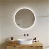 DEGHI Specchio da bagno tondo Ø 80 cm luce fredda - Amede