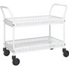 Kongamek Carrello da tavolo con sponda laterale bianco KM4200 Kongamek