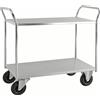 Kongamek Carrello robusto lamiera 2 ripiani Elettro galvaniz. freno - KM4126-EB Kongamek
