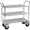 Kongamek Carrello robusto lamiera 3 ripiani Elettro galvaniz. freno - KM4134-EB Kongamek