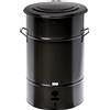 Kongamek Lamiera contenitore 70L rifiuti nero con apertura a pedale - Kongamek KM70SF