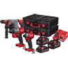 Milwaukee Kit Trapano + Avvitatore + Tassellatore + 3 Batterie 5.5Ah MILWAUKEE 4933478832