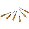 echoENG Kit scalpelli sgorbie 6 pz legno tornio lama set incisione - UM 60 SS06