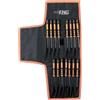 echoENG Kit set cacciavite giravite 15pz elettronica porta utensili portainserti