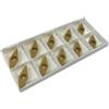 echoENG Inserti placchette metallo duro tornio tornitura 10pz INDUSTRIALI VBMT160404