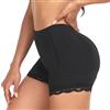 Derssity Donna Butt Lifter Push Up Glutei Pantaloncini Senza Cuciture Vita Alta Hip Enhancer Mutande Imbottite Boxer Invisible(XING,XXL)