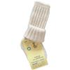 Grödo Calzino neonato in lana grossa bio - col. ecrù