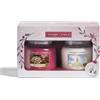 Yankee Candle - Snow Globe Wonderland + Peppermint Pinwheels - Confezione Regalo Con 2 Giare Medie