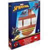 Multiprint Spider Man Box 4 Timbri, 7 Pennarelli, Stampa Lettere, Set da 12 Pezzi