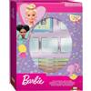 Multiprint Barbie Box 4 Timbri, 7 Pennarelli, Stampa Lettere, Set da 12 Pezzi