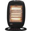 Zephir Stufa elettrica alogena oscillante 3 elementi 1200W Zephir HZP302