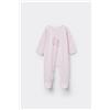 Tezenis Tutina Bebè In Ciniglia Di Cotone Con Piedino Rosa