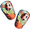 NQEUEPN 2pz Mini Parastinchi da Calcio, 10x6cm Parastinchi da Calcio Extra Piccoli Parastinchi in Miniatura Parastinchi Protettivi per Adolescenti Bambini Adulti Ragazzi Ragazze (Color Graffiti)