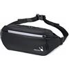 FANDARE Ultraleggero Zaino Monospalla Uomo Marsupio Zaino Monospalla Marsupio Sportivo Borsello Borsa a Spalla Impermeabile per Trekking Running Ciclismo Viaggio Sports Borsa Cintura Nero