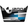 Resin Bike Adesivi Moto Compatibile con BMW R 1200 RT 2005-2016. Protezioni Grip Paraserbatoio Antigraffio e Antiurto. Adesivi Resinati 3D Made in Italy