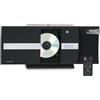 Bennett & Ross Ålesund Impianto Stereo Verticale - Microchaîne Hi-Fi avec lecteur CD, MP3, fonction UKW, USB et Bluetooth avec NFC - Installation Sur Pied ou murale - Telecomando Incluso - Nero