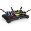 Tristar Set wok per party BP-2827 - Utilizzabile anche per cucinare crepe e come piastra elettrica - Potenza: 1000 W