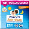 Pampers Sole e Luna Pannolini Maxi, Bambini Unisex, Taglia 4 (7-18 kg), 136 Pannolini
