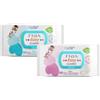 Fria Easy Classic Carta Igienica Umidificata con Aloe Vera ad Effetto Emolliente, Tessuto Gettabile nel WC, Dermatologicamente Testate, Confezione da 50 Salviette