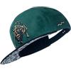 Cadency® Cappello Uomo con Visiera, Snapback, Charging Bull, Unisex, Misura Regolabile, Colore: Verde Scuro