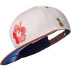 Cadency® Cappello Uomo con Visiera, Snapback, Hawaii, Unisex, Taglia Regolabile, Colore: Grigio Sabbia