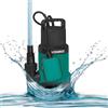 VONROC Pompa sommersa 750W - 14000 l/h per acque sporche e pulite. Con galleggiante