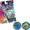 Hasbro Beyblade Burst QuadStrike Dual Pack, confezione da 2 trottole da competizione Komet Helios H8 e Tidal Pandora Epic P8