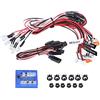 Dilwe Kit LED per Auto RC, Assemblare Il Kit del di Illuminazione Luci 12 LED per 1/10 Auto Camion Crawler