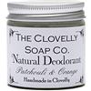 The Clovelly Soap Co. Clovelly Soap Co Balsamo Deodorante Naturale e Fatto a Mano al Patchouli & Arancia, Barattolo di Vetro da 60gr