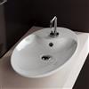 Scarabeo Shape lavabo da appoggio, 8097BK, Shape bianco [Lavabi > Lavabi da Appoggio]