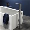 Ritmonio DOT316 rubinetto vasca freestanding in acciaio inox, PR50DB201INOX, DOT316 acciaio inox spazzolato [Rubinetteria Bagno > Rubinetteria Vasca e Doccia]