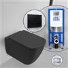 Scarabeo Teorema 2.0 set completo WC sospeso con elemento incasso neeos,, 5126CL49BK+16601BM#SET, Teorema 2.0 nero opaco [WC > WC con Elementi Incasso]