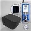 Scarabeo Teorema 2.0 set completo WC sospeso con elemento incasso neeos,, 5126CL49BK+16746BM#SET, Teorema 2.0 nero opaco [WC > WC con Elementi Incasso]