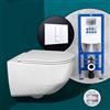 LAUFEN Pro set completo WC sospeso con elemento incasso neeos,, H8209660000001+16791WH#SET, Pro bianco [WC > WC con Elementi Incasso]