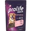 Prolife Snack Sensitive Grain Free Adult Maiale 90 Gr Premi Cane