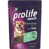 Prolife Snack Sensitive Grain Free Pesce 90 Gr Premi Cane