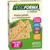 Pesoforma Nature Cracker Pasto Mediterraneo, 4 Pasti Sostitutivi Dimagranti, 100% Vegetale, 8 X 30 G