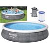 BESTWAY PISCINE TONDE RATTAN B/WAY 57376